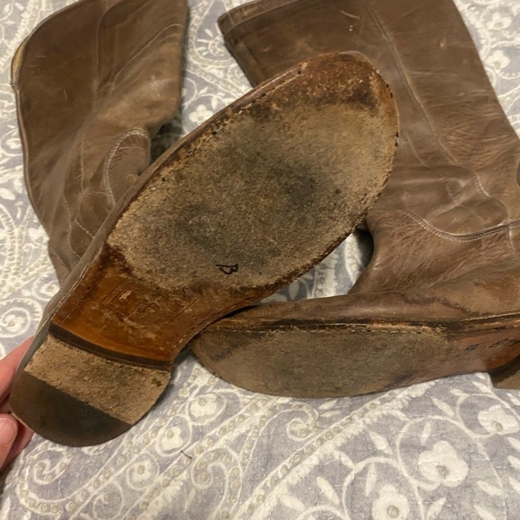 FRYE Paige Tall Riding Boots Burnished Gray 6.5 - Picture 7 of 11